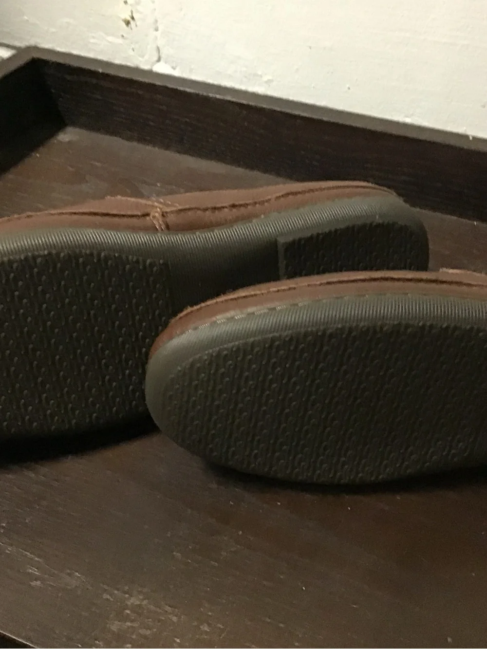 L.L. Bean Brown Leather Slip-On Loafers